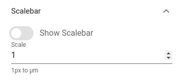 Scalebar options